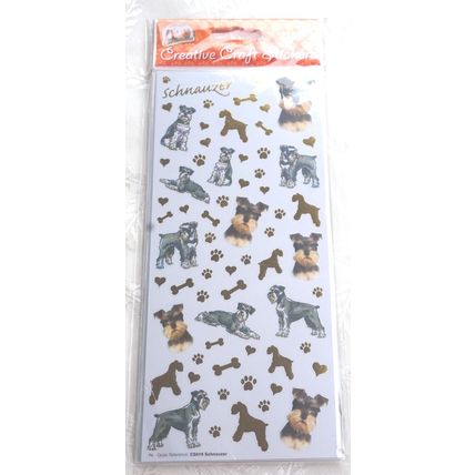 Dog breed craft stickers many breeds available 29 designs peel and stick