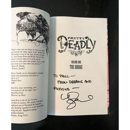 Pretty Deadly 1 Signed By Kelly Sue DeConnick Image Comics ZAYIX COMICS