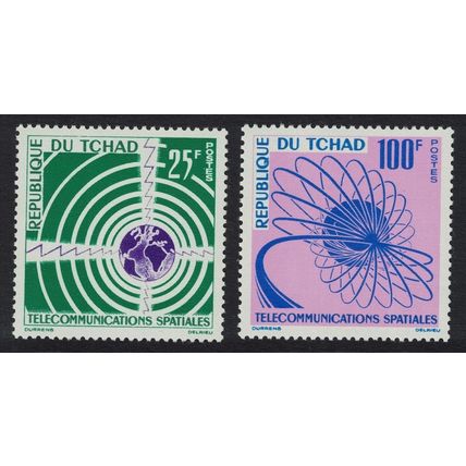 Chad Space Telecommunications 2v 1963 MNH SG#97-98
