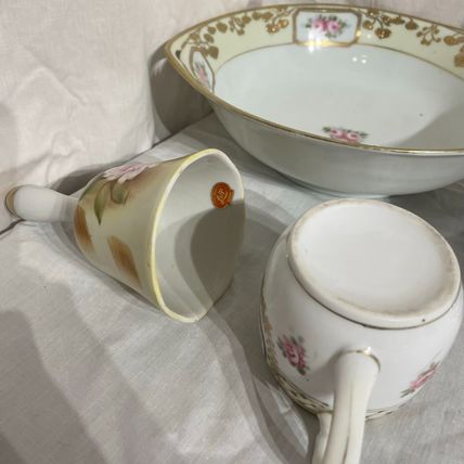 Elegant Dish Set - Perfect -Excellent-Ceramic-White
