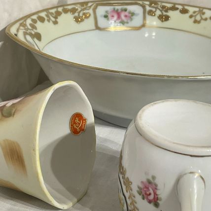 Elegant Dish Set - Perfect -Excellent-Ceramic-White