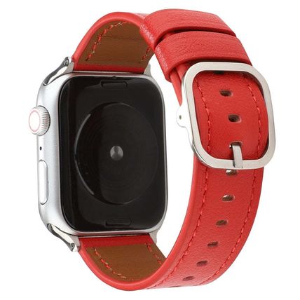 Modern Style Buckle Genuine Leather Strap, For Apple Watch Series 7 41mm / 6 & S