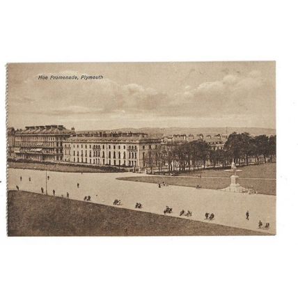 Hoe Promenade, Plymouth, Devon, Postcard.