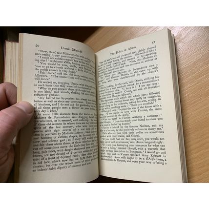 1925 HONORE DE BALZAC "URSULE MIROUET" FICTION 100 YEARS OLD HARDBACK BOOK (P3)