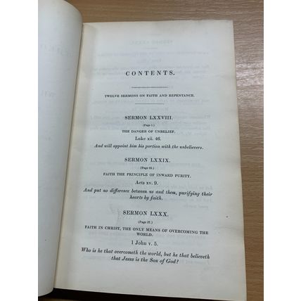 RARE* 1844 "THEOLOGICAL WORKS OF WILLIAM BEVERIDGE" VOL 4 ANTIQUE BOOK (P5)
