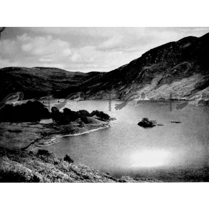 Loch Trool, Kirkcudbrightshire, B & W Photo Book Illustration, 1937