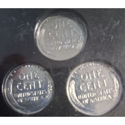1943 PDS UNCIRCULATED MINT BU Set Lot of War Cents