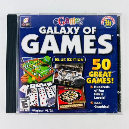 Galaxy of Games - Blue Edition PC CD Game Software