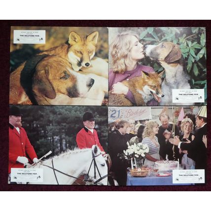 BELLSTONE FOX, The (1973) 8 UK FOH / Lobby cards ***Eric Porter, Jeremy Kemp****
