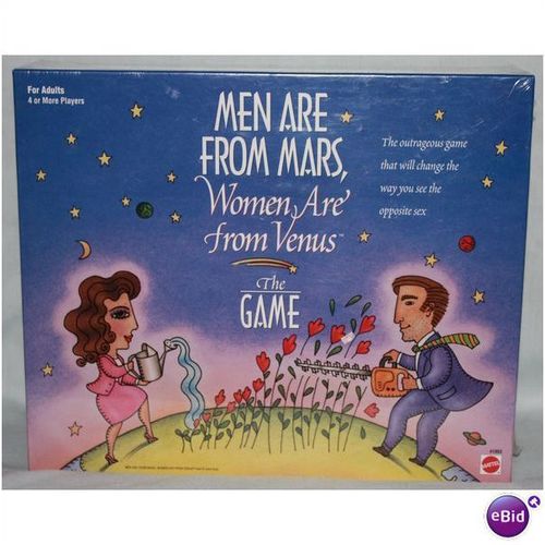 1998 Mattel Men Are From Mars Game - Sealed