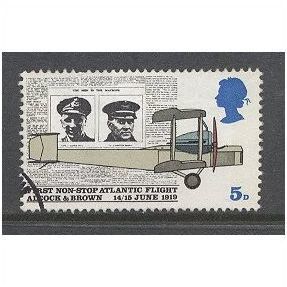 SG791 5d Page from Daily Mail and Vickers FB-27 Vimy Aircraft.Fine Used.sortedc