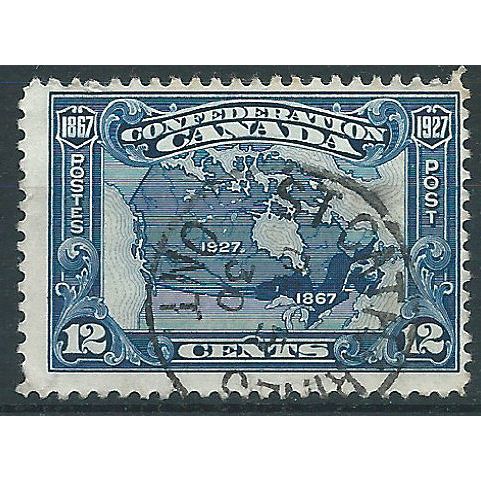 Canada 1927 SG270 12c Blue Fine Used .. ..