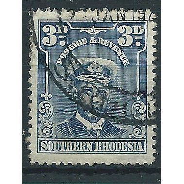 Northern Rhodesia 1924 SG5 3d Blue Fine Used.. ..