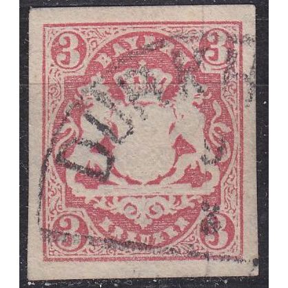 GERMANY Bayern Bavaria [1867] MiNr 0015 ( O/used ) [04]