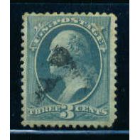 Used 184 3c George Washington Just Clears M00109