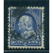 Used 264 1c Benjamin Franklin Fine Plus M02878
