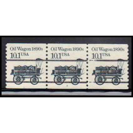 2130cv 10.1c Oil Wagon Very Fine MNH Dry Gum PNC 2/3 Number Gap Blk DGap PA2630