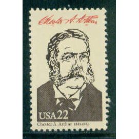 2218c 22c Chester Arthur Fine MNH W3095