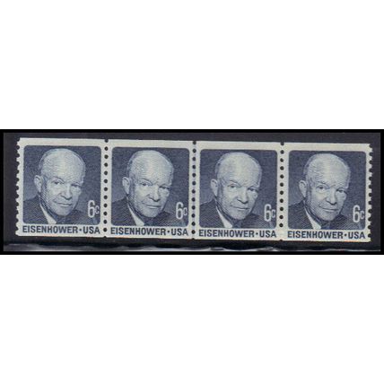 1401 6c Dwight Eisenhower Fine MNH CL S/4 KA9069