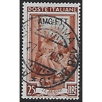 Mi 129: 25 L. orange-brown Definitive Stamp: The New Italy at Work