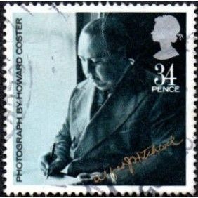 1985 British Film Year. 34p Value. Alfred Hitchcock. Fine Used