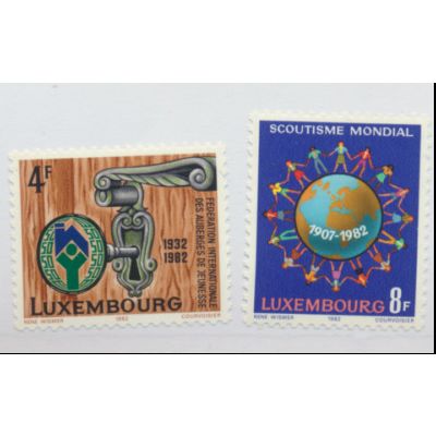 Luxembourg Stamps Scott #680 To 681, Mint Never Hinged