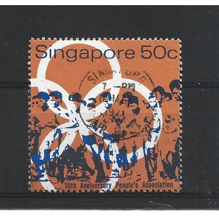Singapore.SG134 50c "Sport".Fine Used.Jun25
