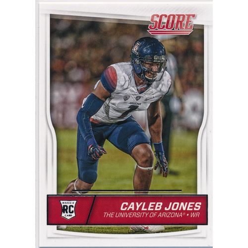 2016 Score Football 434 Cayleb Jones RC Arizona Wildcats