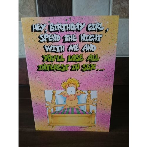 Adult/Humour Birthday Card - 0018