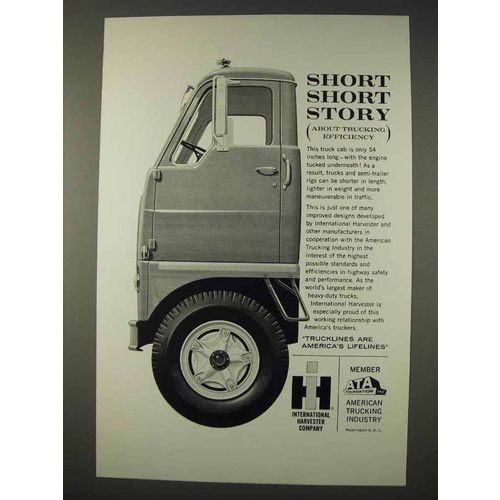 1964 International Harvester Truck Ad - Short Story