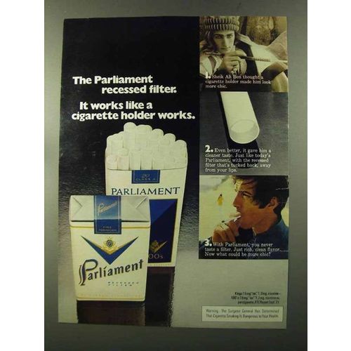 1973 Parliament Cigarettes Ad - Filter