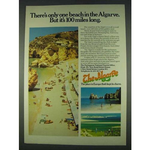 1978 Portuguese National Tourist Office Ad - One Beach