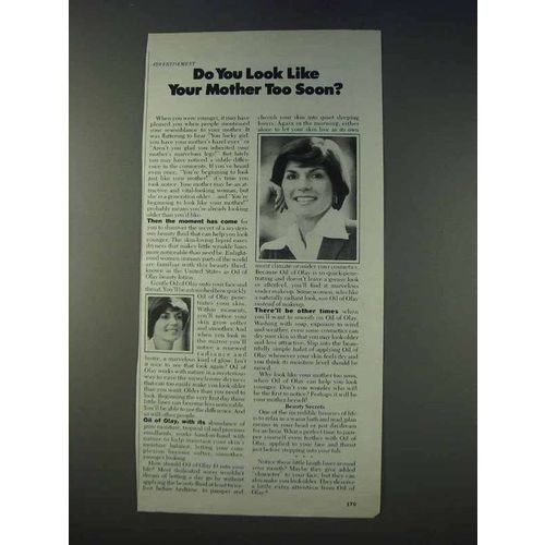 1978 Oil of Olay Ad - Do You Look Like Your Mother