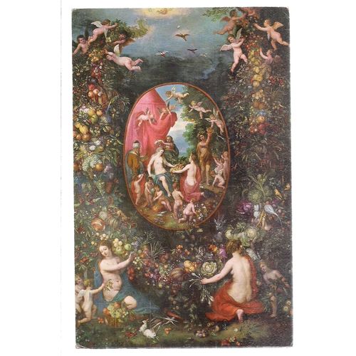 MUSEO DEL PRADO, MADRID, SPAIN used vintage postcard 1967 postmark =