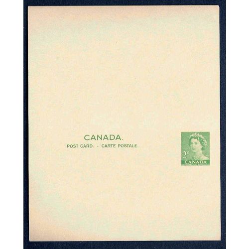 Canada #P92 Postal Reply Cards (Attached) MINT Karsh