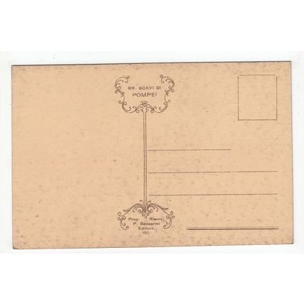 Roman Ruins Ancient City of Pompeii Postcard Italy 160