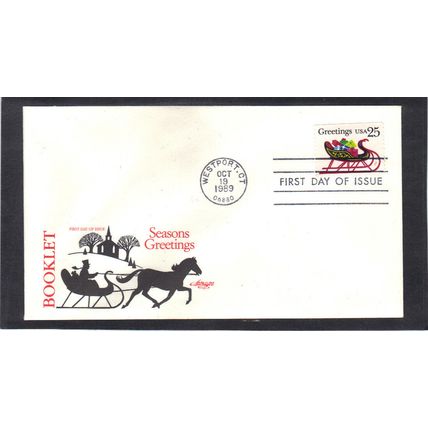 FDC Artmaster 2429 25c Christmas BPS (Cachet-U/A) CV39902