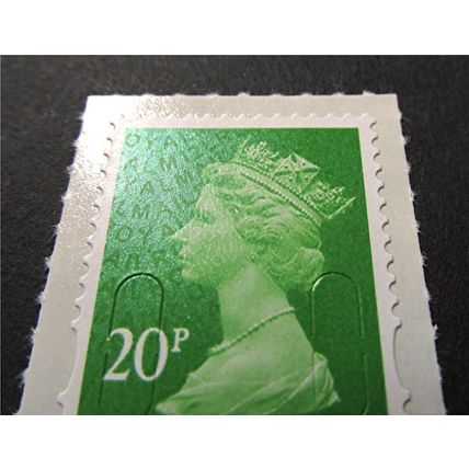 GB 2013 Machin SG U2924 20p Bright Green (No Source Code - Date Code M12L) MNH