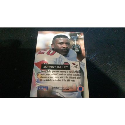 1994 Playoff Football Card # 143 Johnny Bailey Excellent (5) Arizona Cardinals