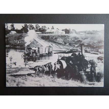 Traction Engines in South Africa, National Army Museum Postcard
