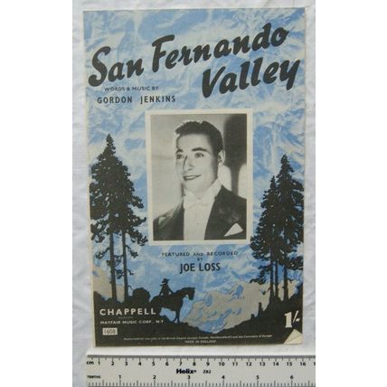 1943 San Fernando Valley, Joe Loss & His Orchestra, words & music