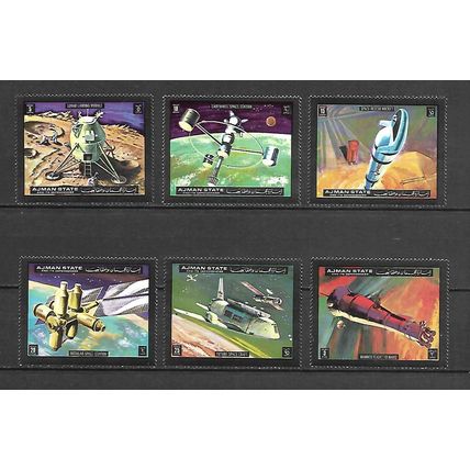 Ajman 1972 Space Research MNH