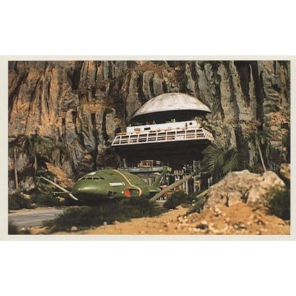 Thunderbird 1 in First Episode One Sun Probe Thunderbirds Postcard