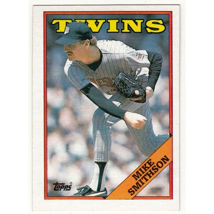 1988 Topps baseball card 554 Mike Smithson