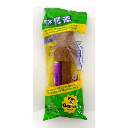 Star Wars Chewbacca Pez Dispenser Vintage Fun 'N Games Candy MIP 1997