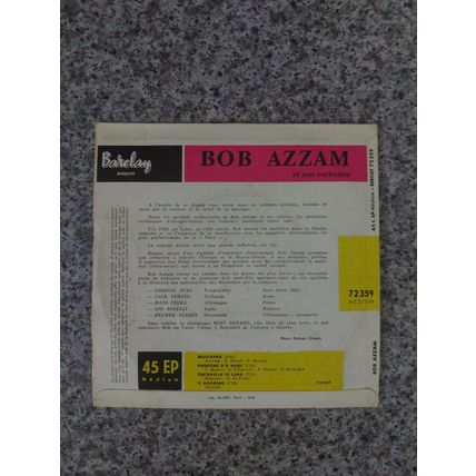 Bob Azzam Et Son Orchestre – Mustapha (72359) 1959 (7" Single)