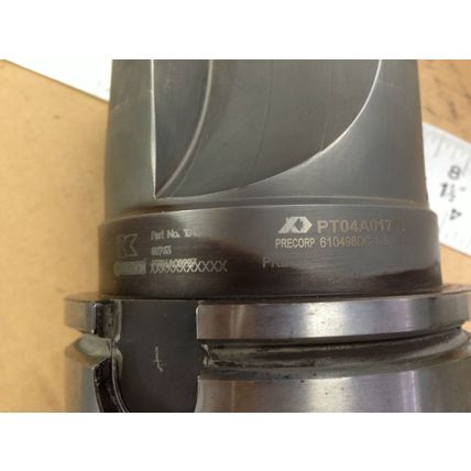 KENNAMETAL PT04A01775 HSK-100 PCD TIP COOLANT STEP BORING TOOL 610498DC-1 ,TC