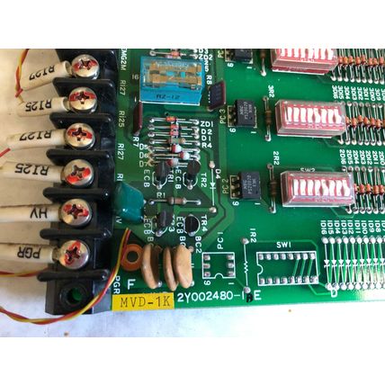 HITATCHI MVD-1K 2Y002480-1 E PLC CIRCUIT BOARD,2Y002480-1BE,2Y002480-1E,TF,TK