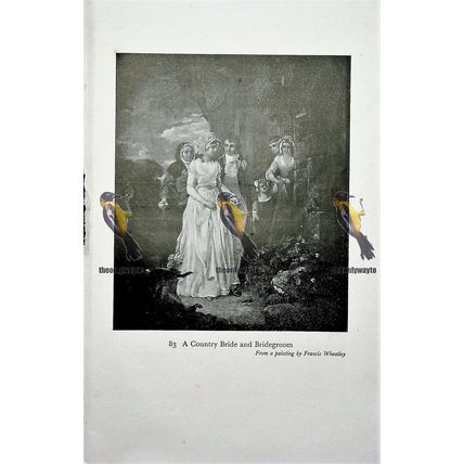 Country Bride & Groom18thC (Evangelical Revival Reverse), Book Illustration 1949