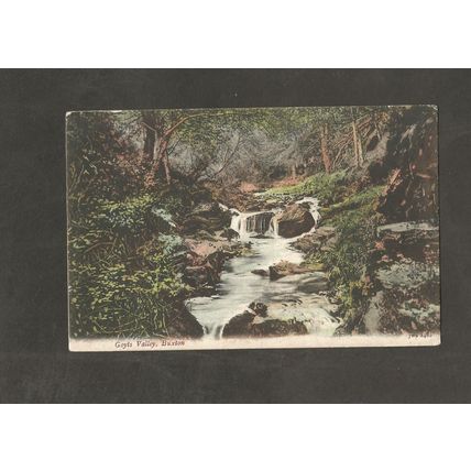 Postcard Derbyshire Buxton Goyts Valley 1904